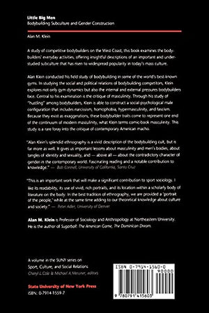 Little Big Men: Bodybuilding Subculture and Gender Construction (Suny Series on Sport, Culture, and Social Relations),New