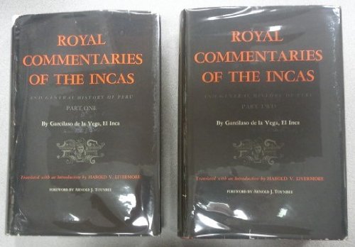 Royal Commentaries of the Incas and General History of Peru,Used