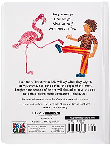 From Head To Toe Padded Board Book,New