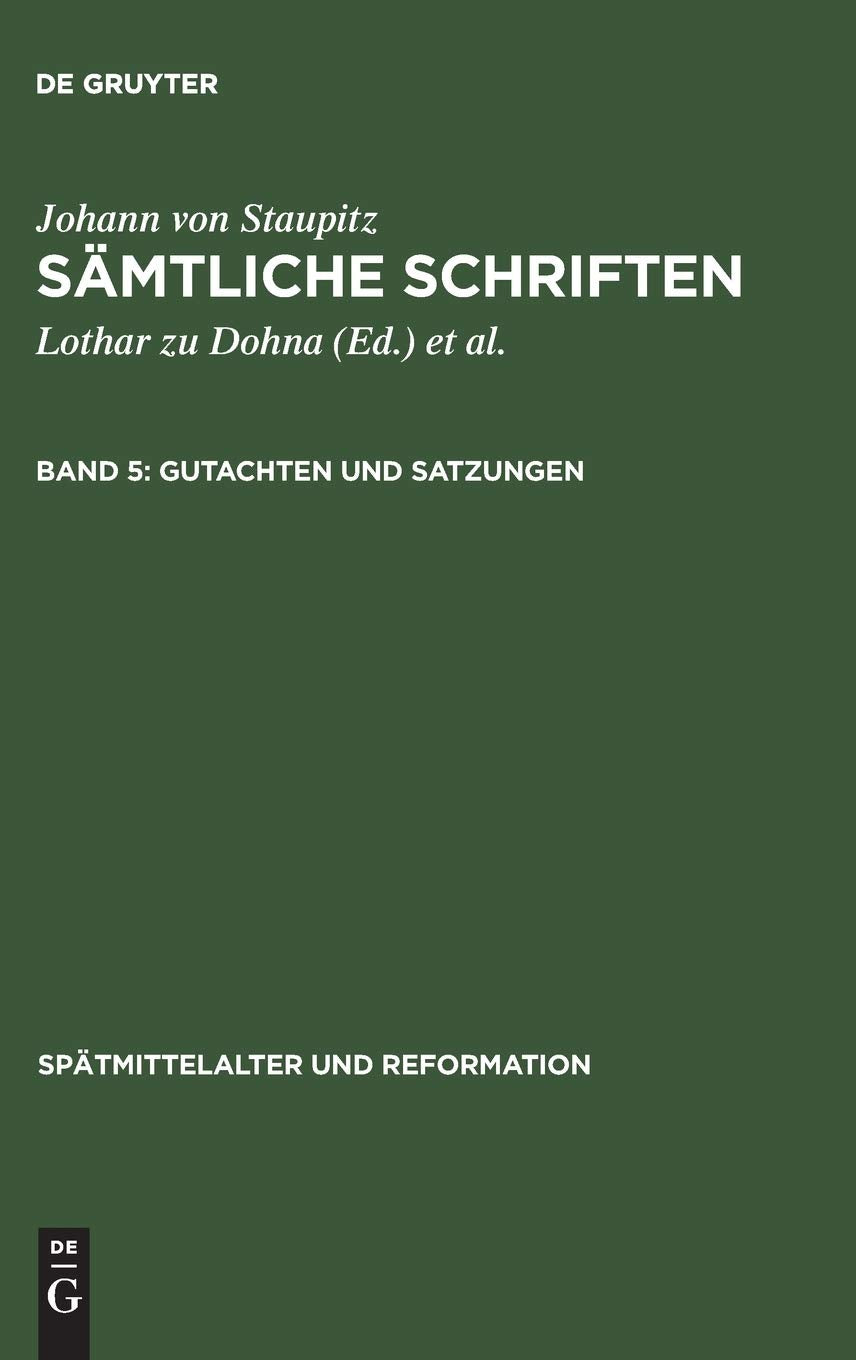 Gutachten Und Satzungen: Decisio Quaestionis De Audientia Missae / Consultatio Super Confessione Agricolae / Constitutiones Oesa,Used