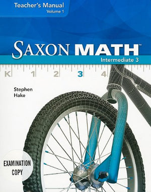 Saxon Math Intermediate 3, Volume 1 Teacher's Manual,Used