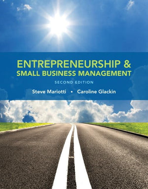 Entrepreneurship And Small Business Management,New