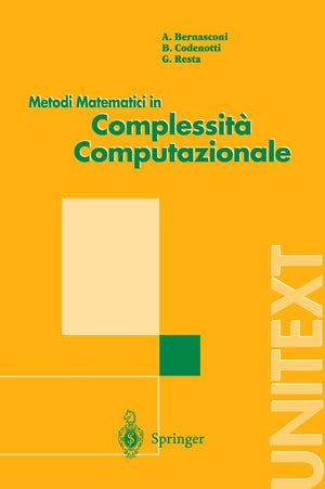Metodi Matematici In Complessita Computazionale (Unitext) (Italian Edition),Used