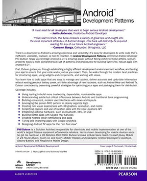 Android Development Patterns: Best Practices for Professional Developers,Used