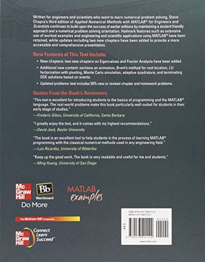 Applied Numerical Methods W/MATLAB: for Engineers & Scientists,Used