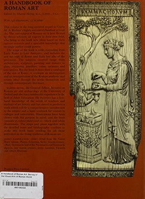 A Handbook of Roman Art: Survey of the Visual Arts of Roman World,Used