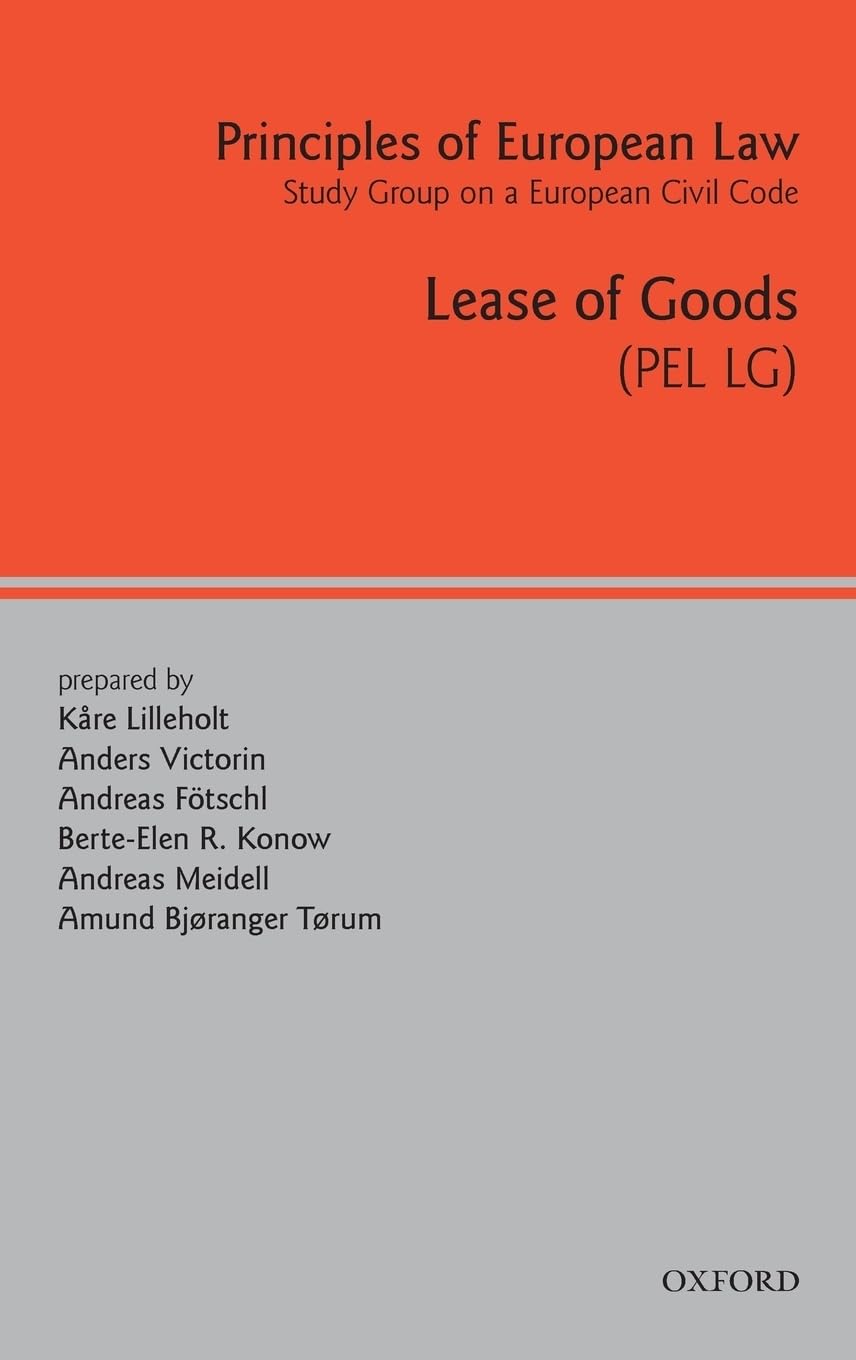 Principles Of European Law (European Civil Code),Used