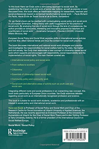 European Social Policy and Social Work,Used