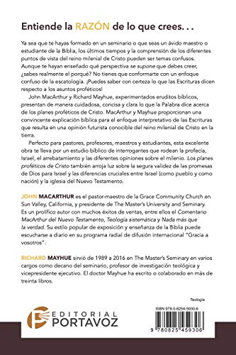 Los planes profticos de Cristo: Gua bsica del premilenianismo futurista (Spanish Edition),Used