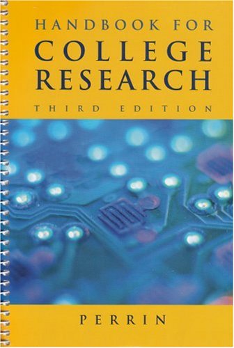 Handbook for College Research,Used