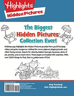Jumbo Book of Hidden Pictures: Jumbo Book of Hidden Pictures (Highlights Jumbo Books & Pads) Jumbo Kids Activity Book with Over ,New