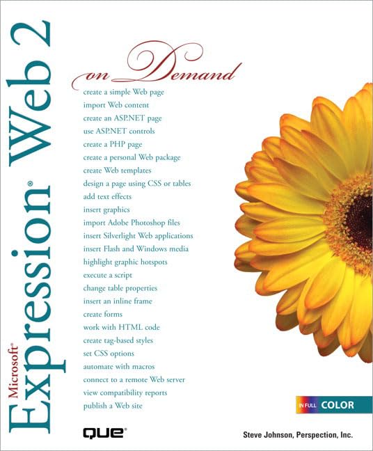 Microsoft Expression Web 2 On Demand,Used