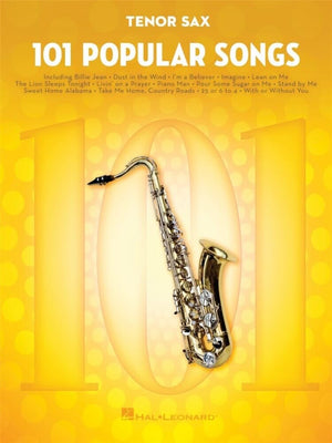 101 Popular Songs: for Tenor Sax,Used
