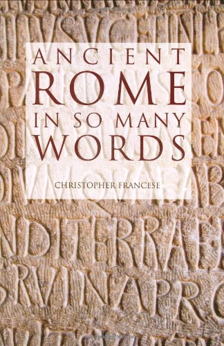 Ancient Rome in So Many Words,New