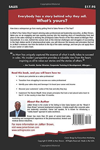 What's Your Sales Story: The WHY behind my journey from sales failure to Sales Person of the Year,Used