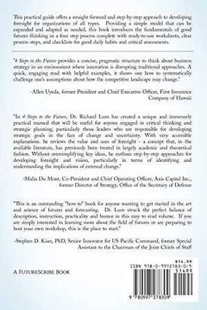 4 Steps to the Future: A Quick and Clean Guide to Creating Foresight,Used