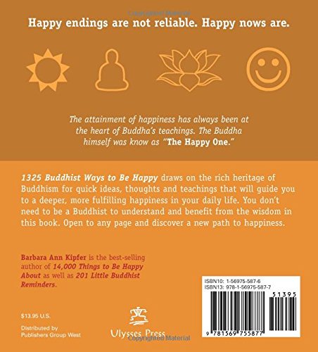 The 1325 Buddhist Ways to Be Happy,Used