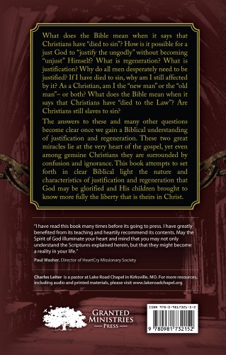 Justification and Regeneration (Expanded Edition),Used