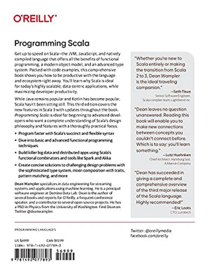Programming Scala: Scalability = Functional Programming + Objects,Used