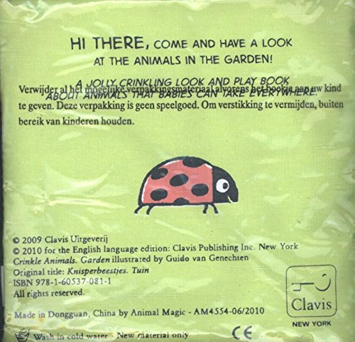 Crinkle Animals Garden (Crinkle books),Used