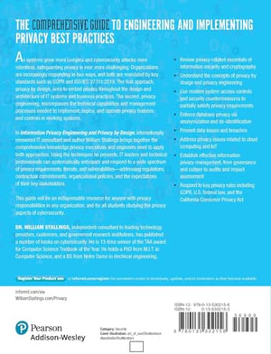Information Privacy Engineering and Privacy by Design: Understanding Privacy Threats, Technology, and Regulations Based on Stand,Used