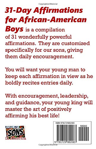 31Day Affirmations for African American Boys,Used