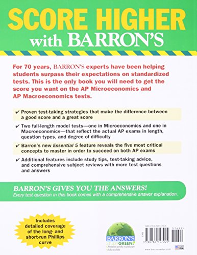 Barron's AP Microeconomics/Macroeconomics (Barron's Study Guides),New