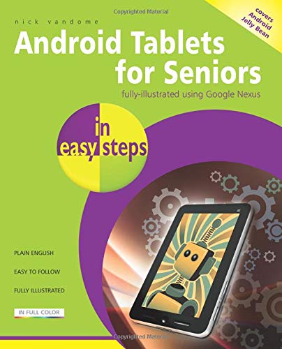 Android Tablets For Seniors In Easy Steps,New