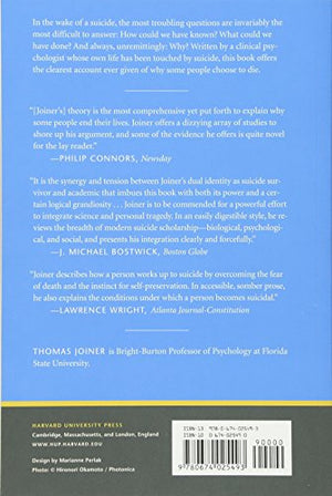 Why People Die by Suicide,New