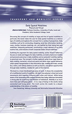 Daily Spatial Mobilities: Physical and Virtual (Transport and Mobility),Used