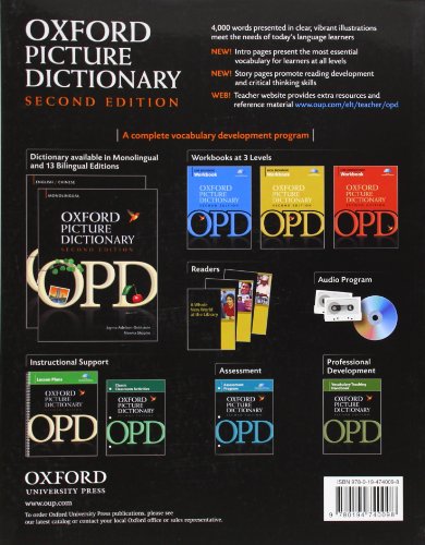 Oxford Picture Dictionary EnglishSpanish: Bilingual Dictionary for Spanish speaking teenage and adult students of English (Oxfo,Used