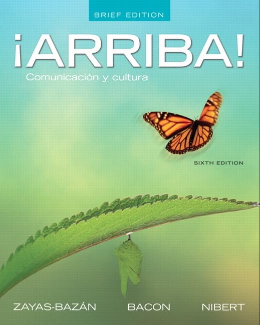 Arriba!: Comunicacion Y Cultura (Spanish Edition),Used