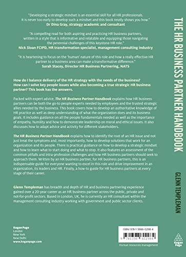 The HR Business Partner Handbook: A Practical Guide to Being Your Organizations Strategic People Expert,Used