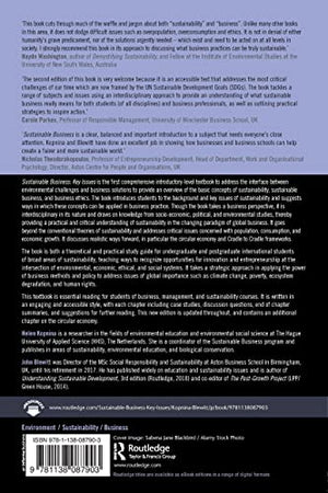 Sustainable Business: Key Issues (Key Issues in Environment and Sustainability),Used