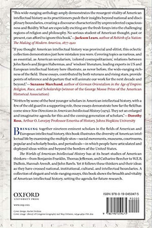 The Worlds of American Intellectual History,Used