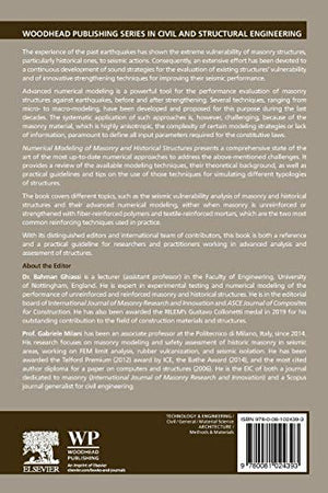 Numerical Modeling of Masonry and Historical Structures: From Theory to Application (Woodhead Publishing Series in Civil and Str,Used