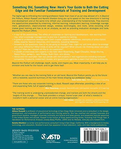 Beyond the Podium: Delivering Training and Performance to a Digital World,Used