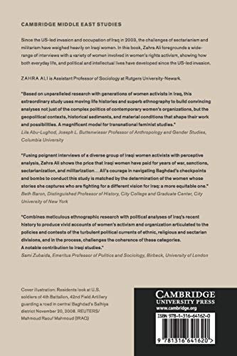 Women and Gender in Iraq: Between NationBuilding and Fragmentation (Cambridge Middle East Studies, Series Number 51),Used