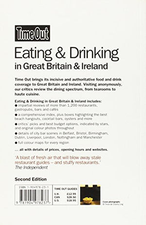 Time Out Eating and Drinking in Great Britain and Ireland (Time Out Guides),Used