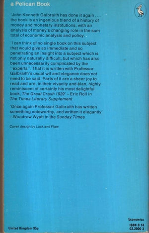 Money: Whence it Came, Where it Went (Pelican),Used