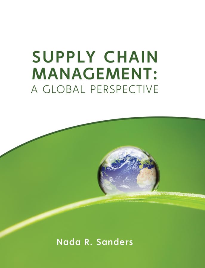 Supply Chain Management: A Global Perspective,Used