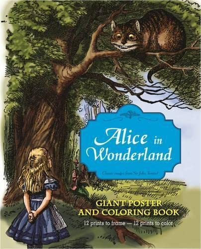 Alice In Wonderland Giant Poster And Coloring Book By Lewis Carroll