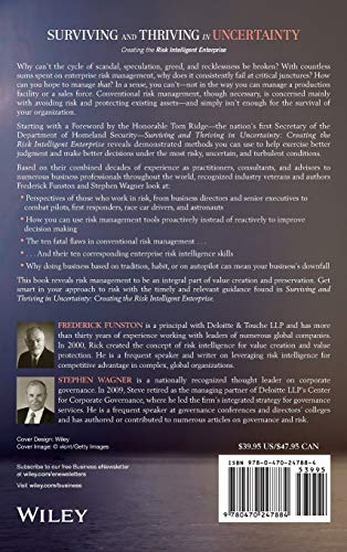 Surviving And Thriving In Uncertainty: Creating The Risk Intelligent Enterprise,New