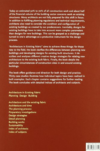Architecture in Existing Fabric: Planning, Design, Building (in DETAIL),Used