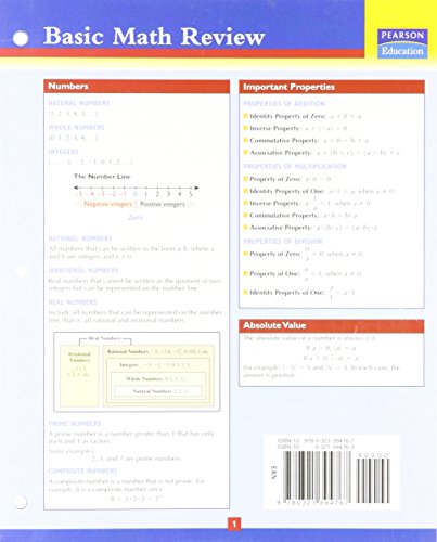 Basic Math Review,Used