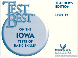 Test Best On The Iowa Tests Of Basic Skills: Level 12,Used