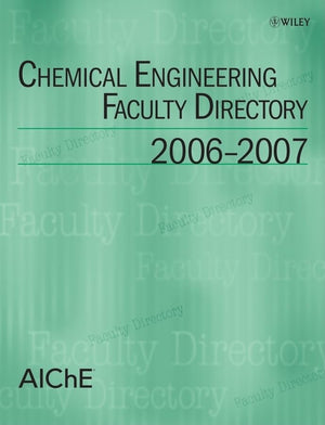 Chemical Engineering Faculty Directory: 20062007