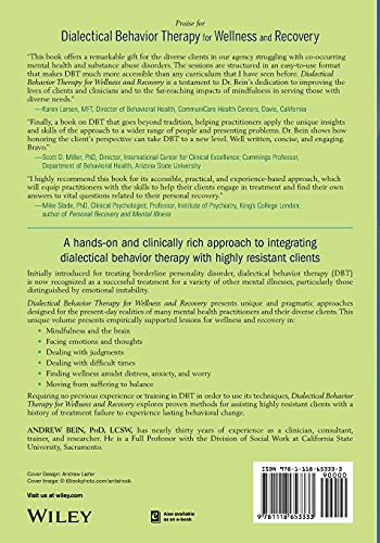 Dialectical Behavior Therapy For Wellness And Recovery: Interventions And Activities For Diverse Client Needs