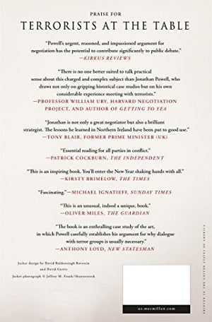 Terrorists at the Table: Why Negotiating is the Only Way to Peace,Used