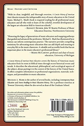 A Concise History of American Music Education,New